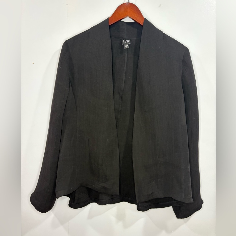 Women's Eileen Fisher Silk Jacket Size Medium